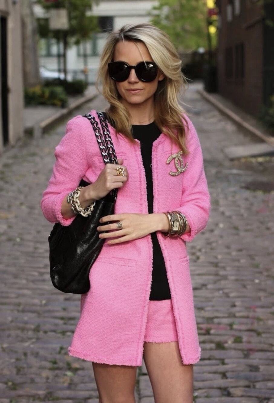 Zara Pink Fantasy Frayed Blazer Jacket Open Front Blogger Favorite Size Small